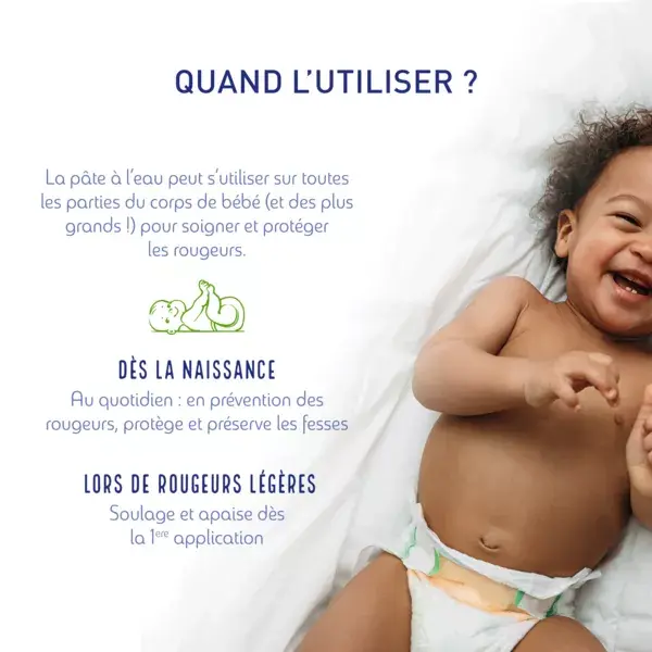 Poupina Soins Bébé Phytoplast Pâte à l'Eau Anti Rougeurs du Siège Bio 65g
