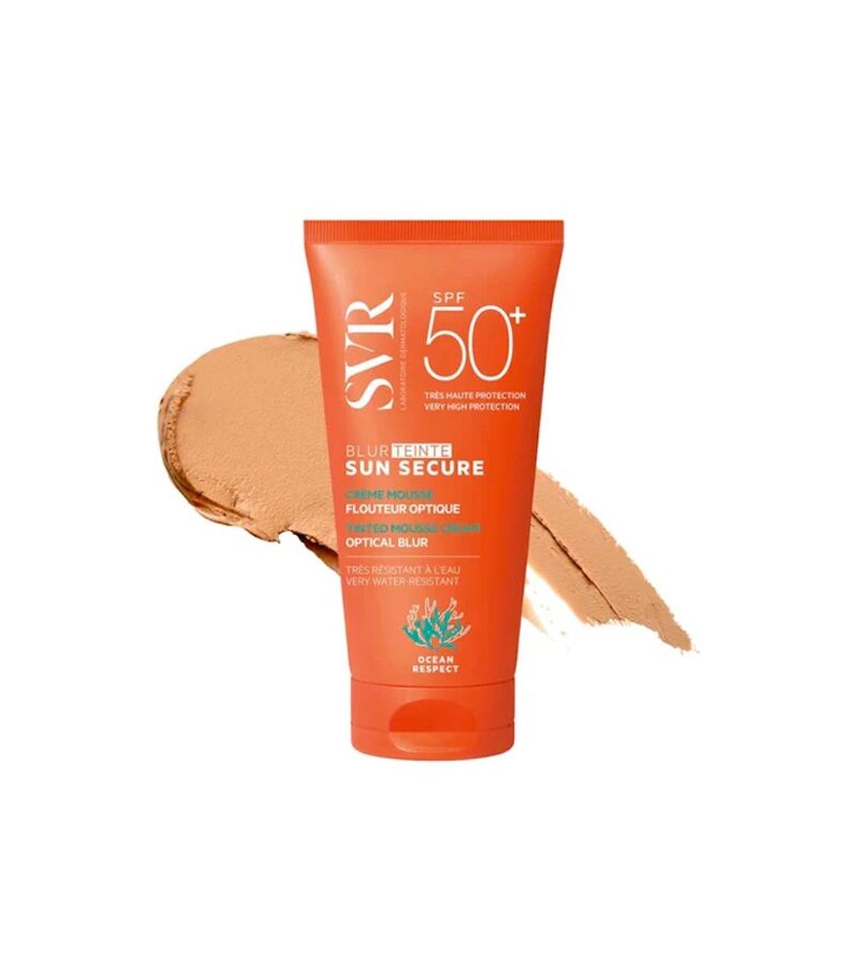 SVR - *Sun Secure* - Creme mousse solar com cor Blur Teinte SPF50+