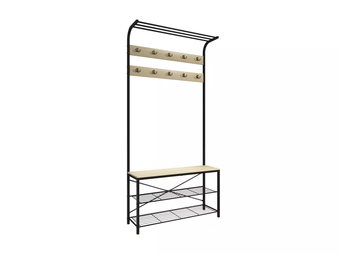 Vestiaire Banc Étagère à chaussures Taliro