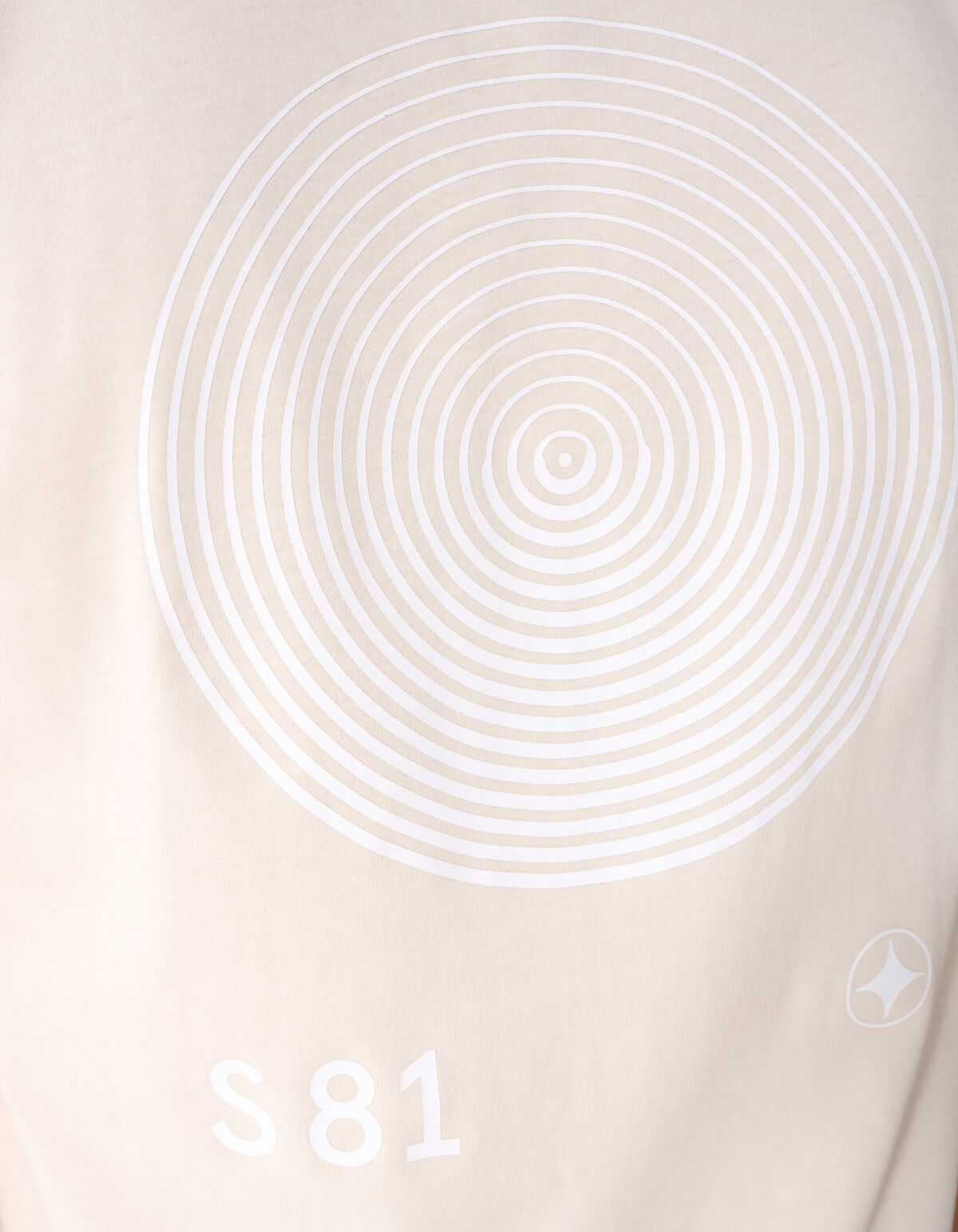 Logo Circle Artwork T-shirt Zand
