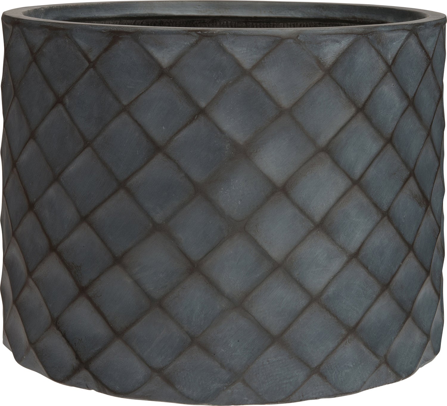 Intratuin bloempot Karin grijs D 43,5 H 32,5 cm