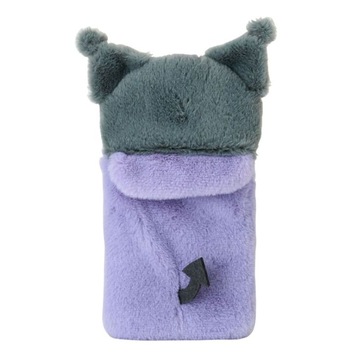 Sanrio - Kuromi Fluffy Fotokaarthouder Sleutelhanger