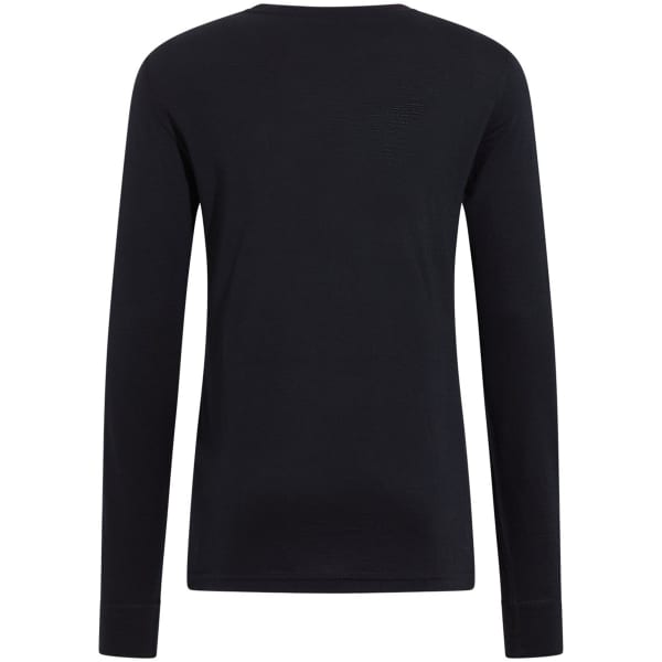 T-shirt thermique ODLO MERINO 200 BL TOP CREW NECK L/S BLACK