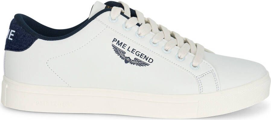PME Legend Carior Lage sneakers Leren Sneaker Heren Wit