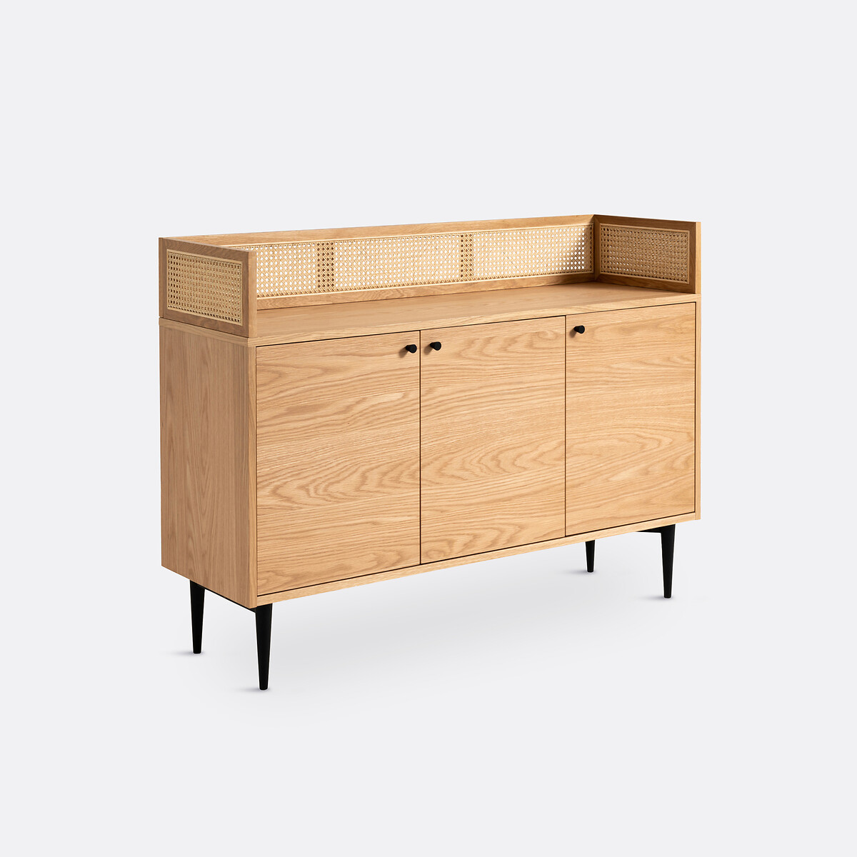 LA REDOUTE INTERIEURS<br>Buffet em carvalho e rattan, Noya