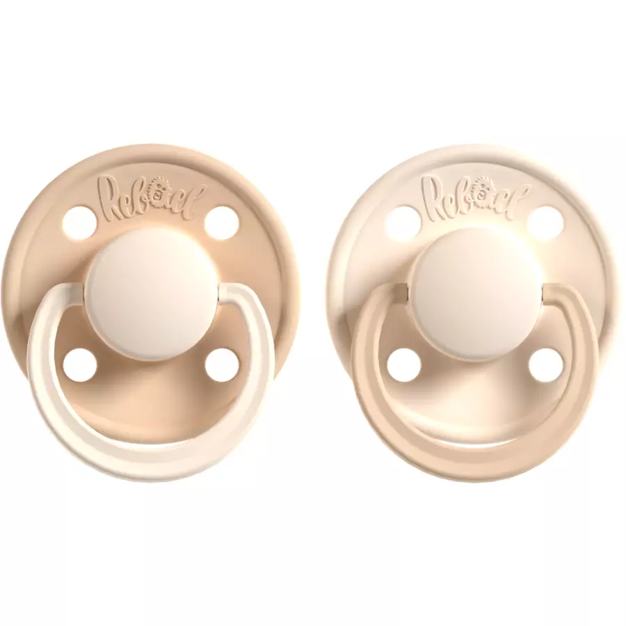 Rebael Schnuller 2er-Pack 0-6 M Dusty Pearly Mouse Frosty Pearly Lion
