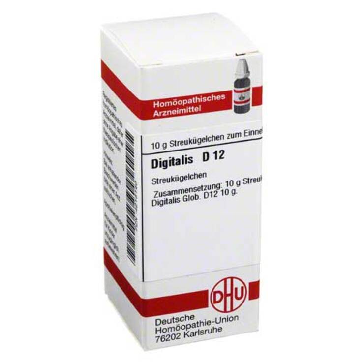 DHU Digitalis D 12 Globuli, 10 g