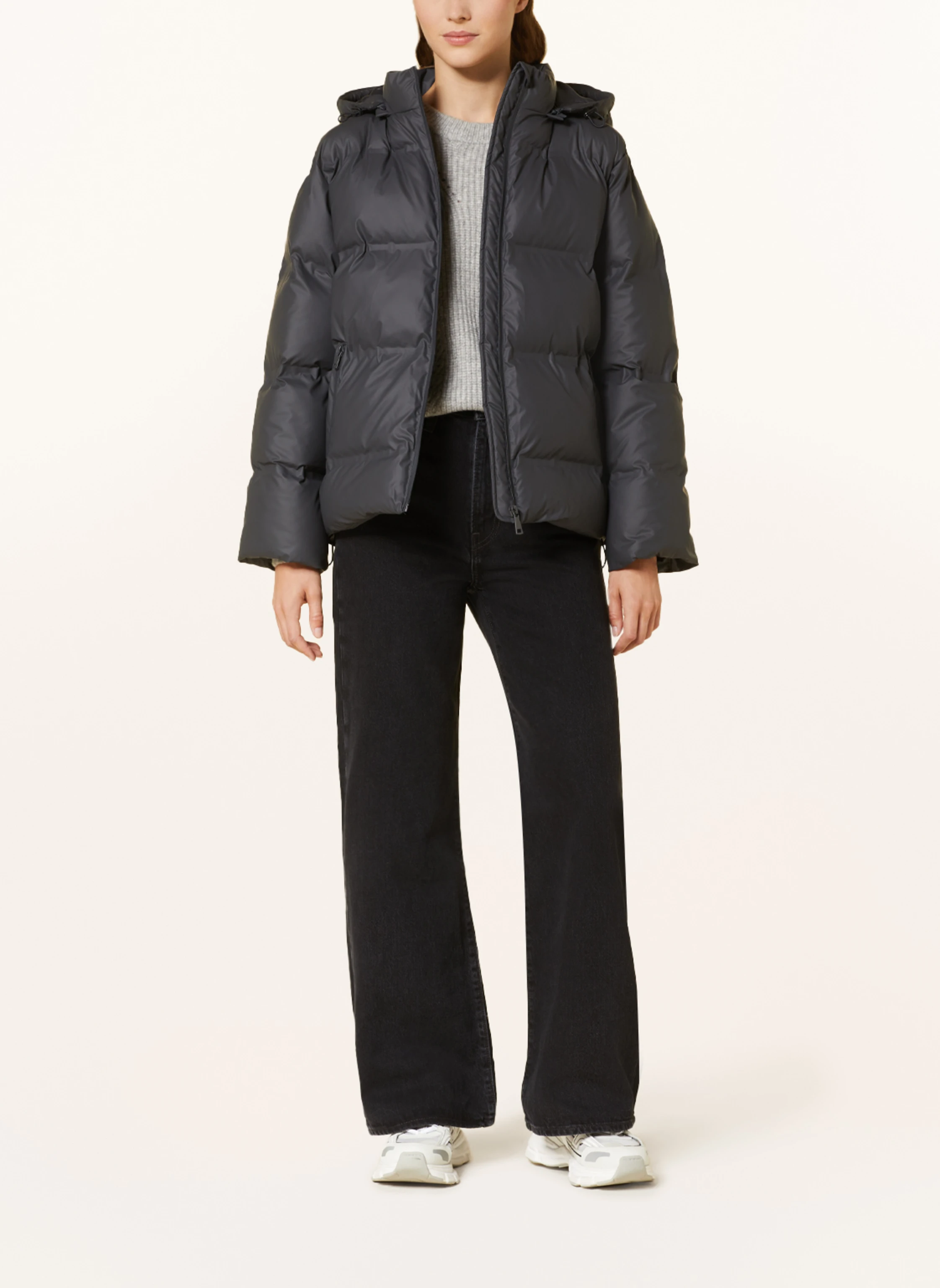 NEO NOIR Steppjacke FOX mit abnehmbarer Kapuze