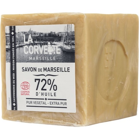 Cube de savon de Marseille - extra pur - 500 g - sous film