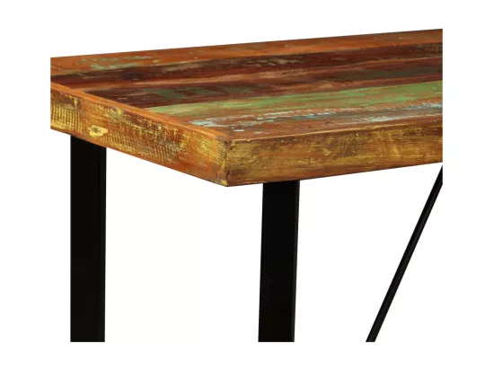 Ensemble de bar 5 pcs Bois de récupération massif