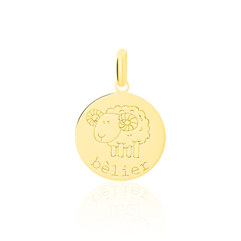 Pendentif Jannila Zodiaque Or Jaune