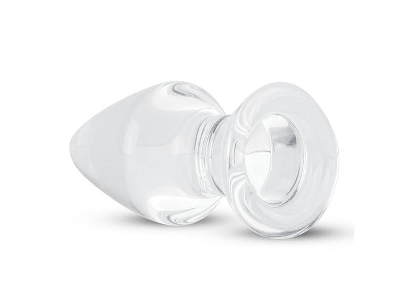 Glass Glass Butt Plug No. 25 Transparenter Buttplug aus Glas für Mann und Frau