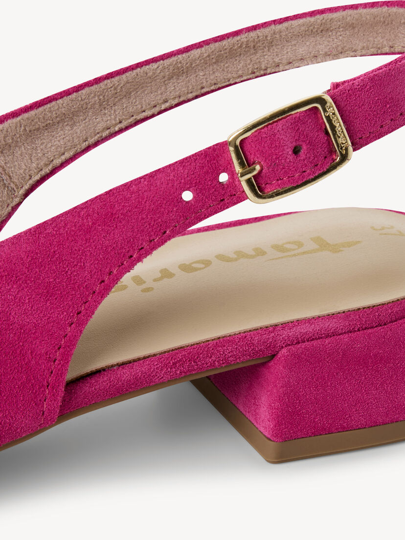 Leren Slingpumps - pink