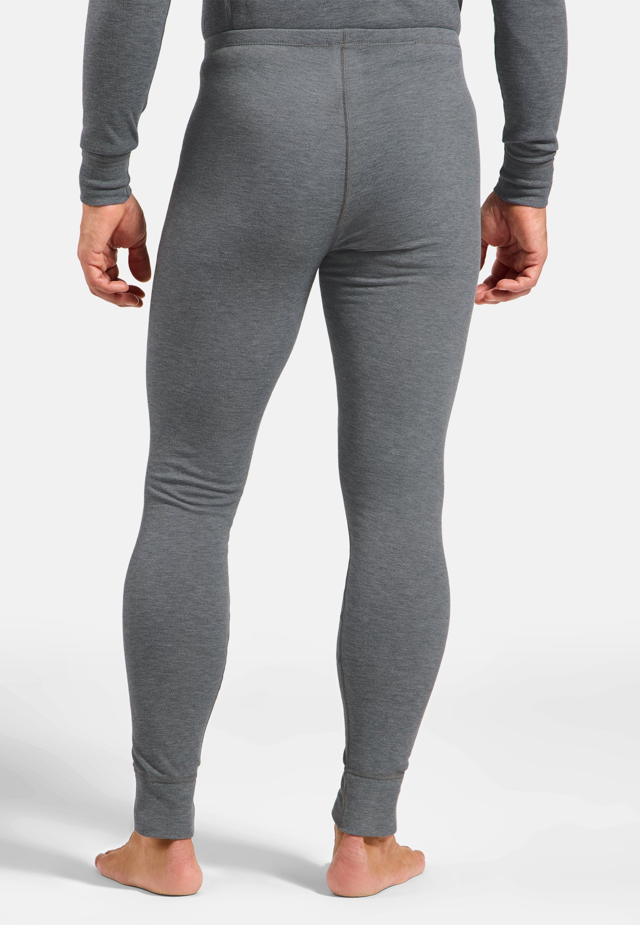 Active Warm Base Layer Tights in odlo steel grey melange