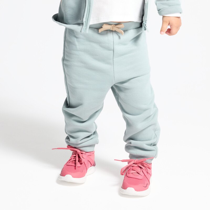 Jogging molleton vert bébé fille Vert