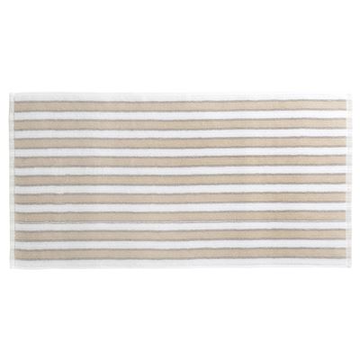 Linge de toilette double rayure - Lot de 4 pièces - BECQUET CRÉATION - 500 g/m²