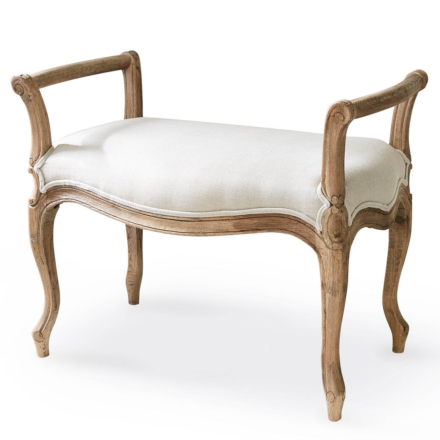 Bank Pierremont creme/antikbraun