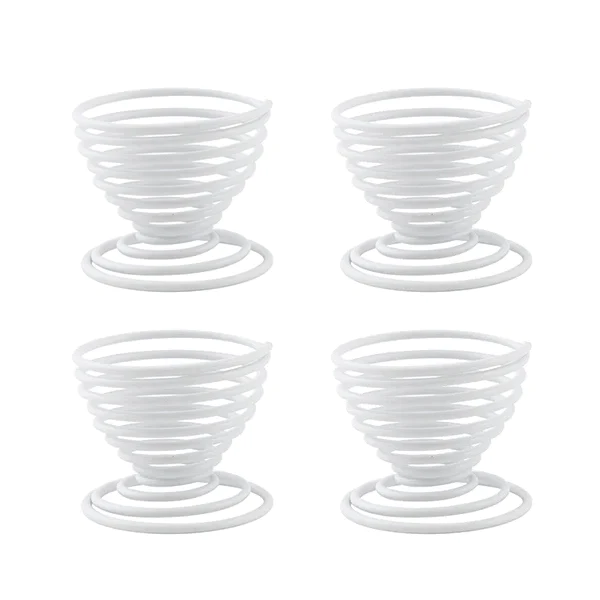 Lot de 4 coquetiers Wire blanc Point Virgule