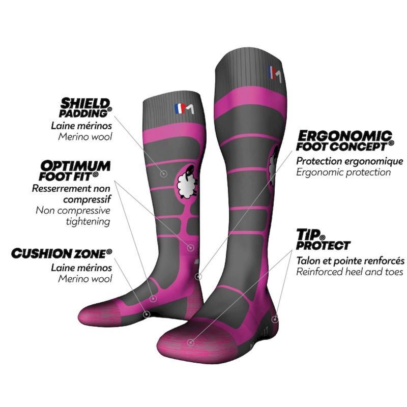 Wooly Junior - Chaussettes ski enfant