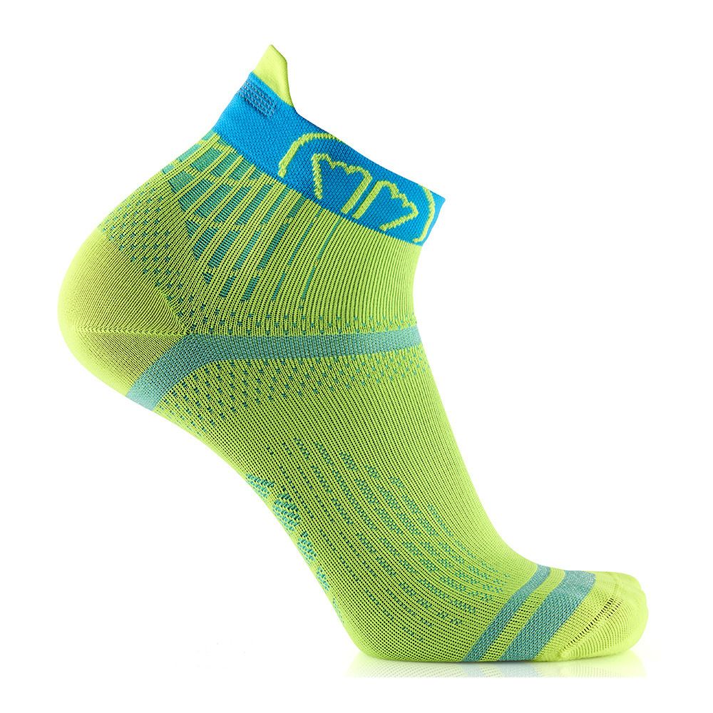 Sidas RUN FEEL - Chaussettes jaune/turquoise
