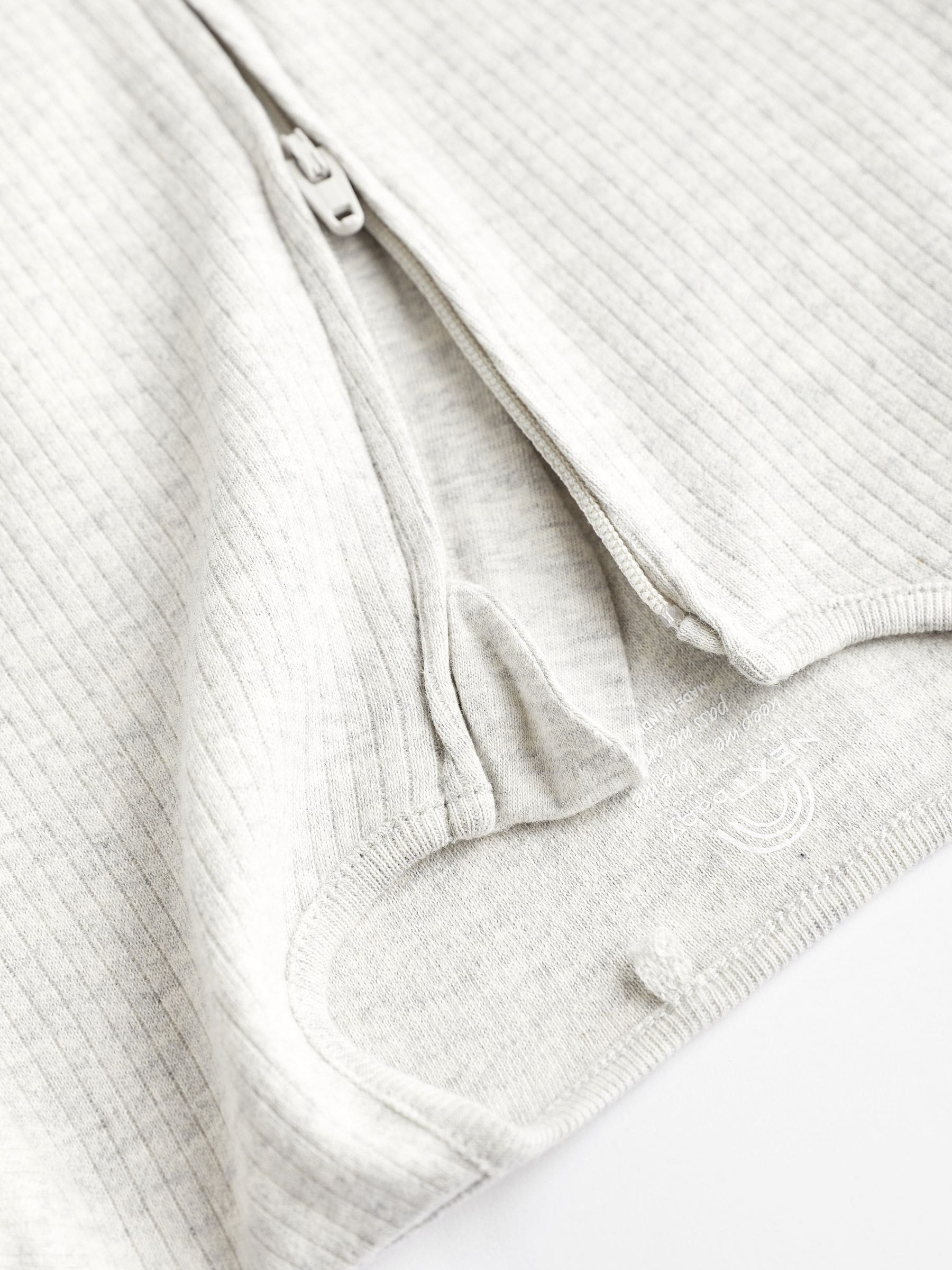 Neutraal - Set van 3 voetloze babypyjama's met 2-weg rits van 100% katoen (0 mnd - 3 jr)