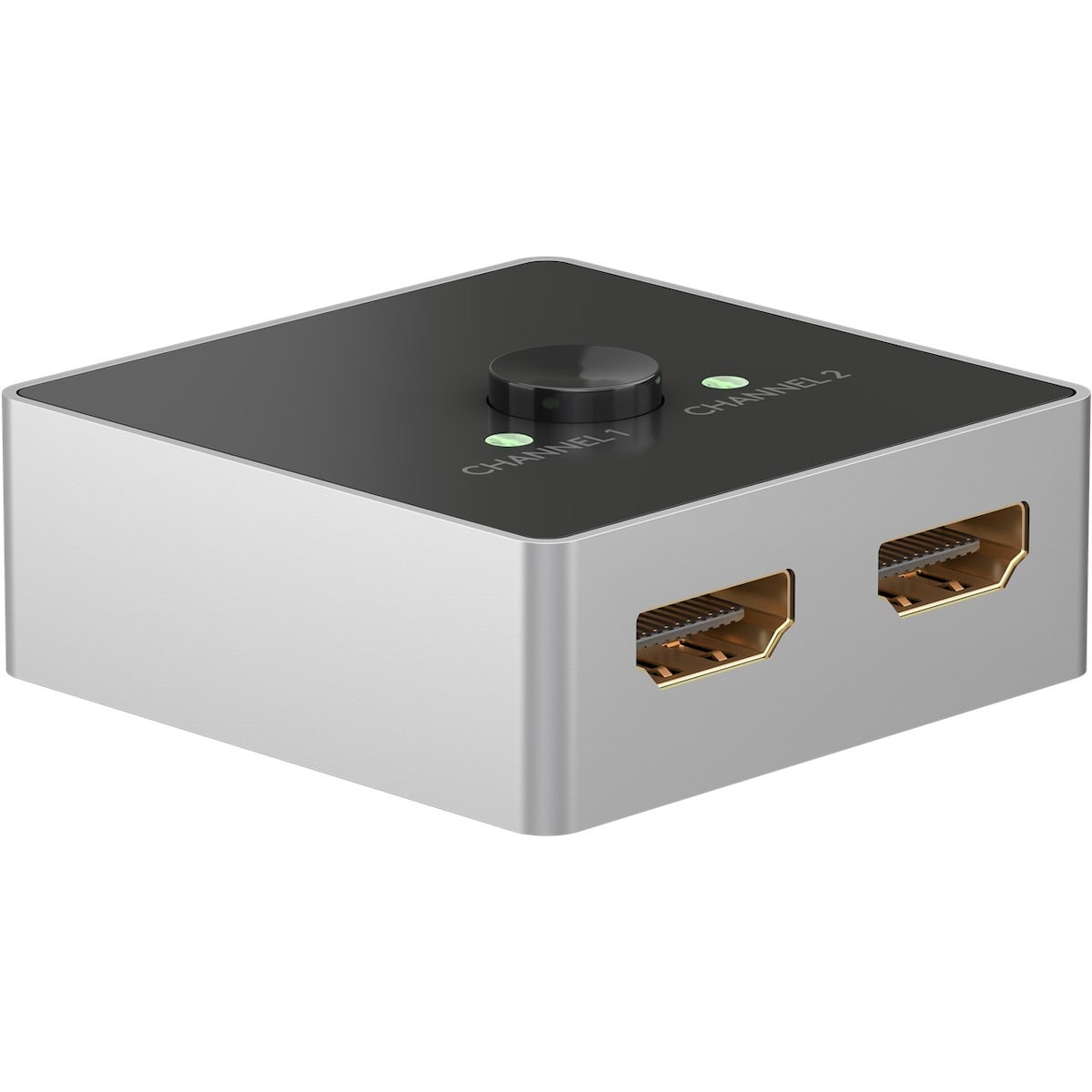 Goobay Manuell HDMI™-svitsj 2 til 1 (4K 60 Hz)
