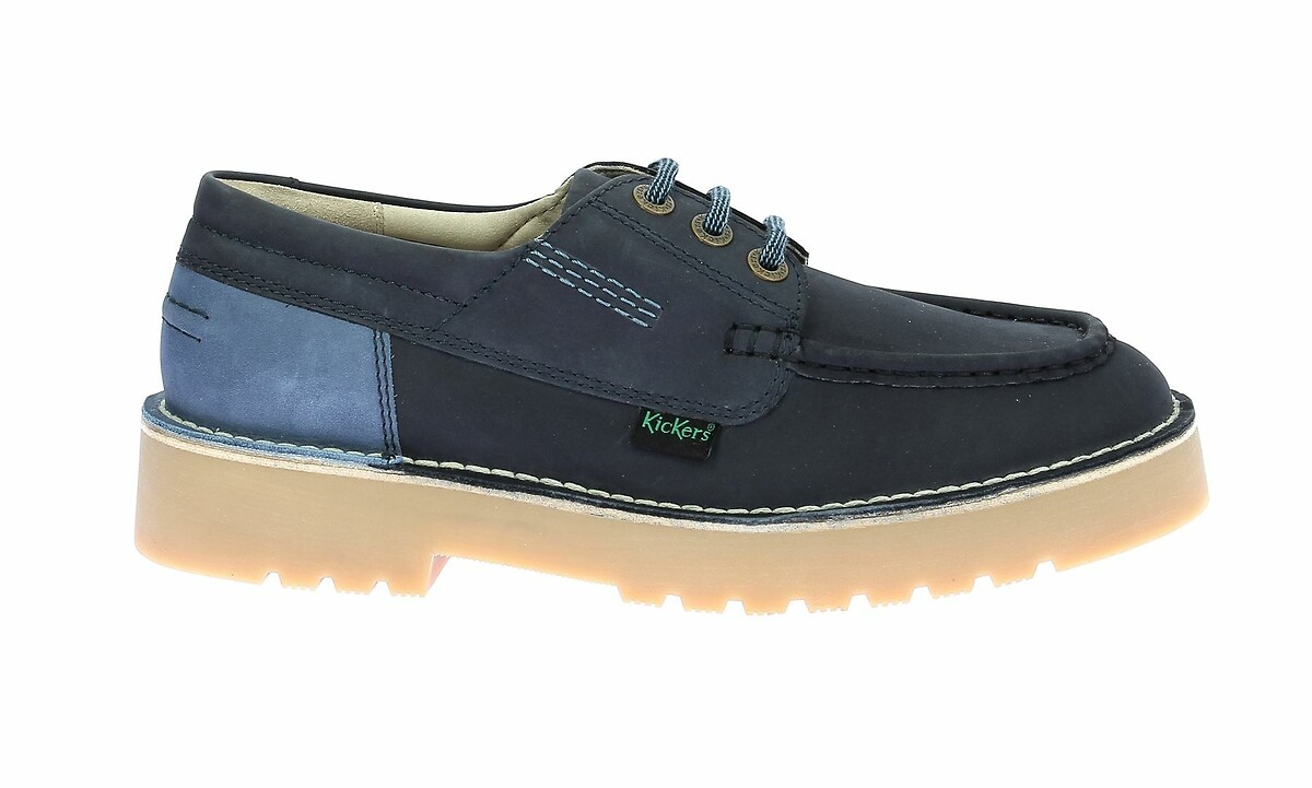 KICKERS<br>Sapatos náuticos de couro Daltrey Boat