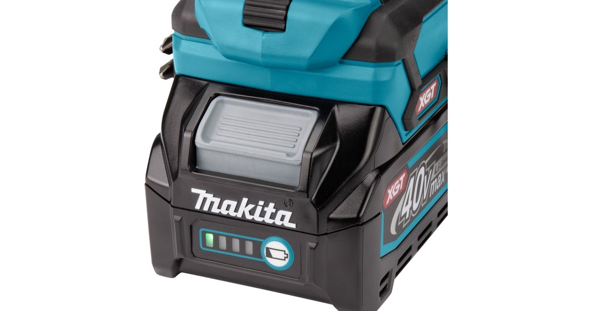 Makita40 V Max Boor-/schroefmachine XGT DF001GD201 schroeftol  (Blauw/zwart, Mbox, oplader en 2 accu's (2,5 Ah) inbegrepen)