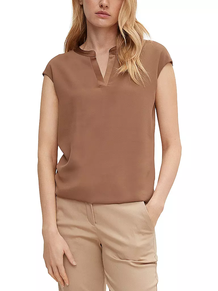 COMMA Shirt braun
