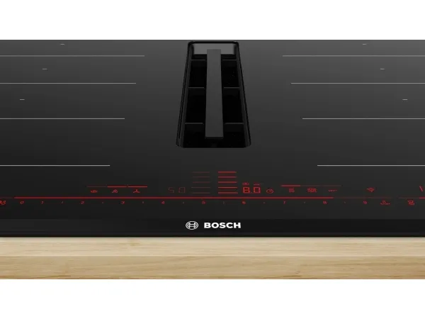 Bosch Serie 8 PXX895D66E, Sort, Indbygget, 80 cm, Zone induktionskogeplade, Keramisk, 4 zone(s)