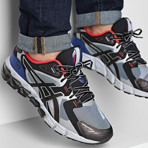 Baskets Gel Quantum 180 1201A297 Black Monaco Blue