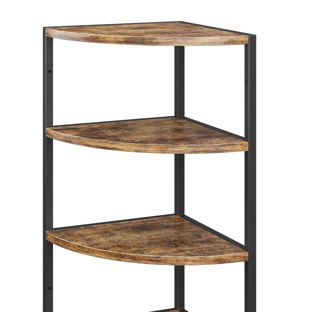Vicco Eckregal Standregal Raumteiler Fyrk 3 Ebenen Medienregal Antikholz-Optik