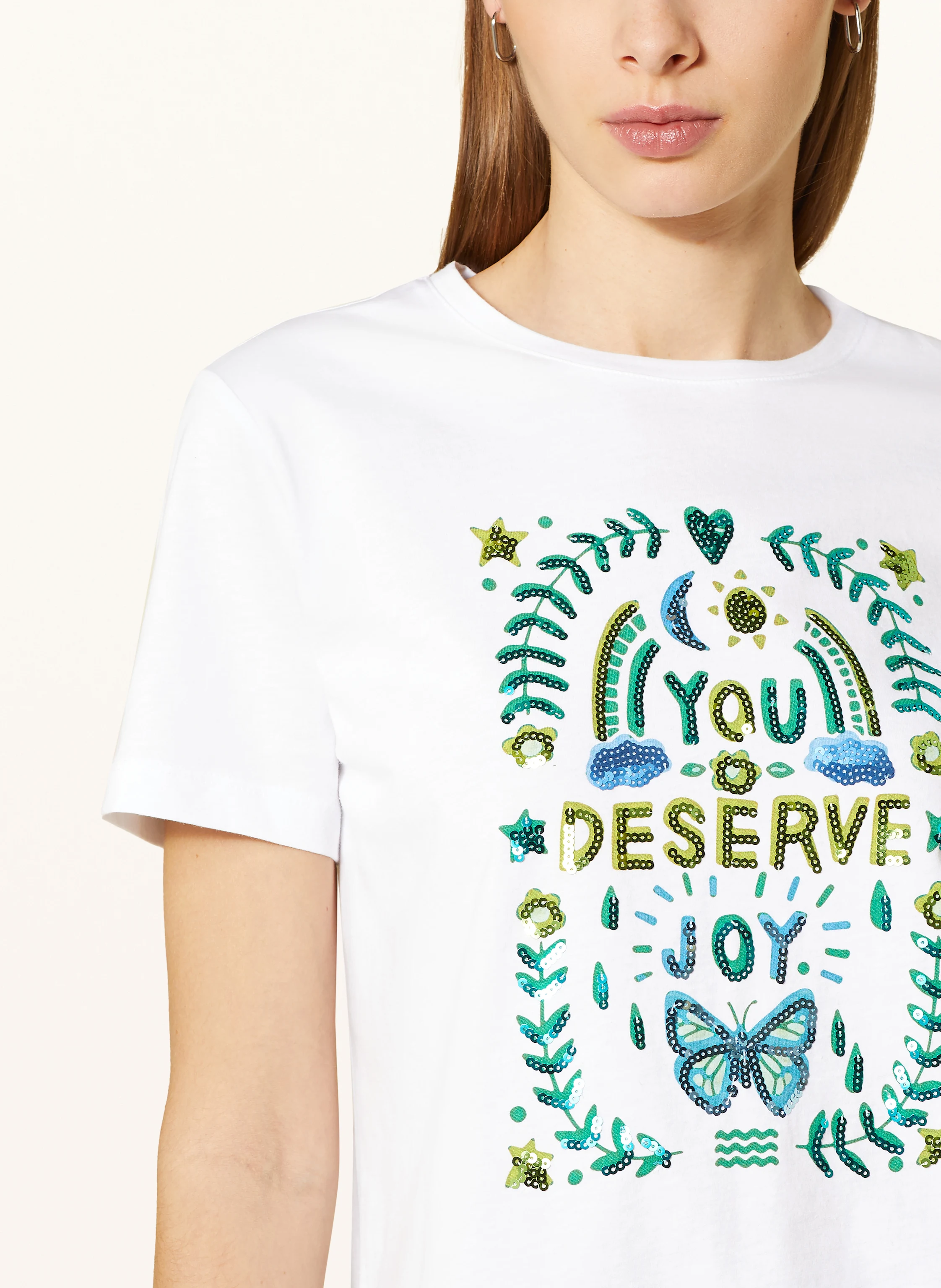 darling harbour T-Shirt mit Pailletten