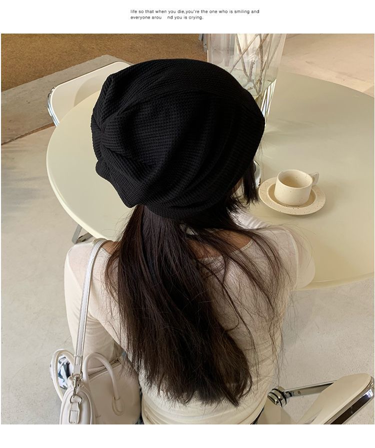 FROME - Slouchy muts met print en breisel
