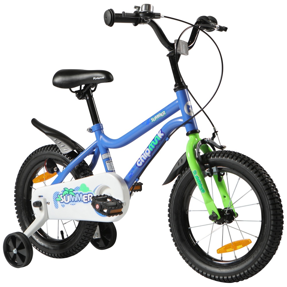 14-Zoll-Chipmunk-Sommerfahrrad, blau