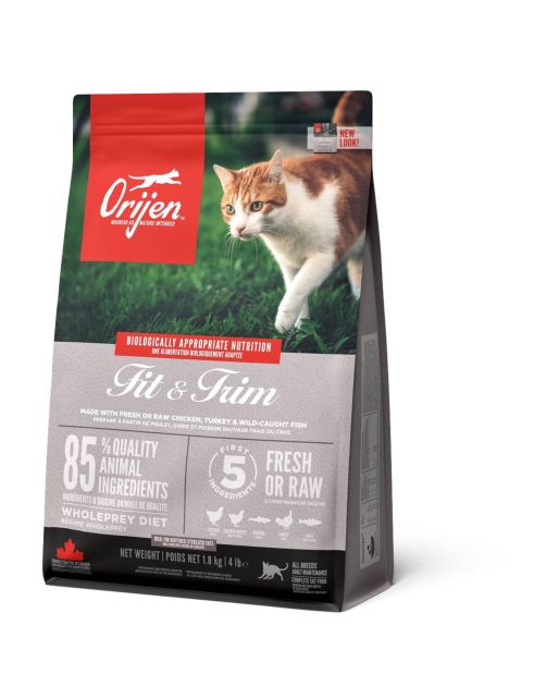 Orijen Whole Prey Fit & Trim Cat Kip&Kalkoen - Kattenvoer