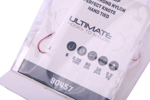 Ultimate Trout Hooks To Nylon 10 pcs