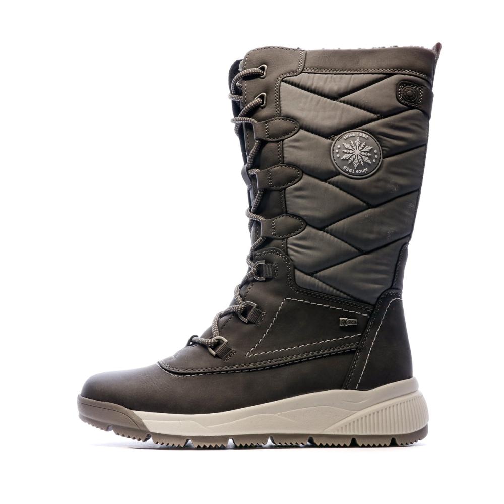 Relife Bottes Après-Ski Gris Foncé Femme Relife Jylkoy