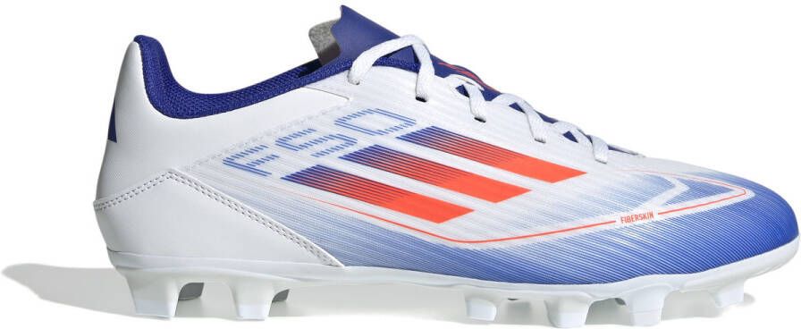 Adidas F50 Club FXG Cloud White Solar Red Lucid Blue- Dames Cloud White Solar Red Lucid Blue