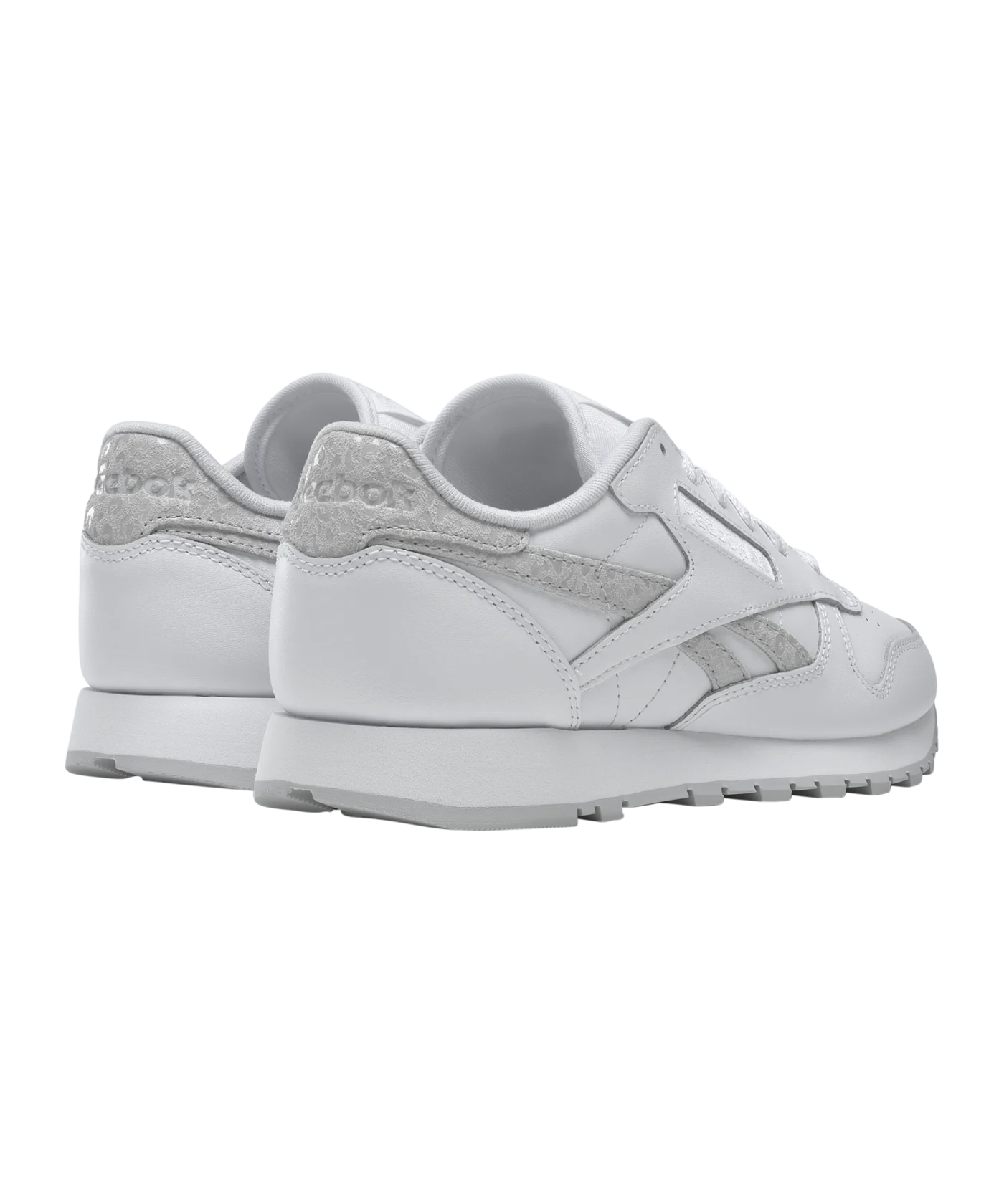Reebok Classic Leather Damen Weiss Grau