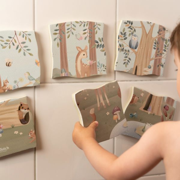 Little Dutch Badpuzzel - Forest Friends - Foam