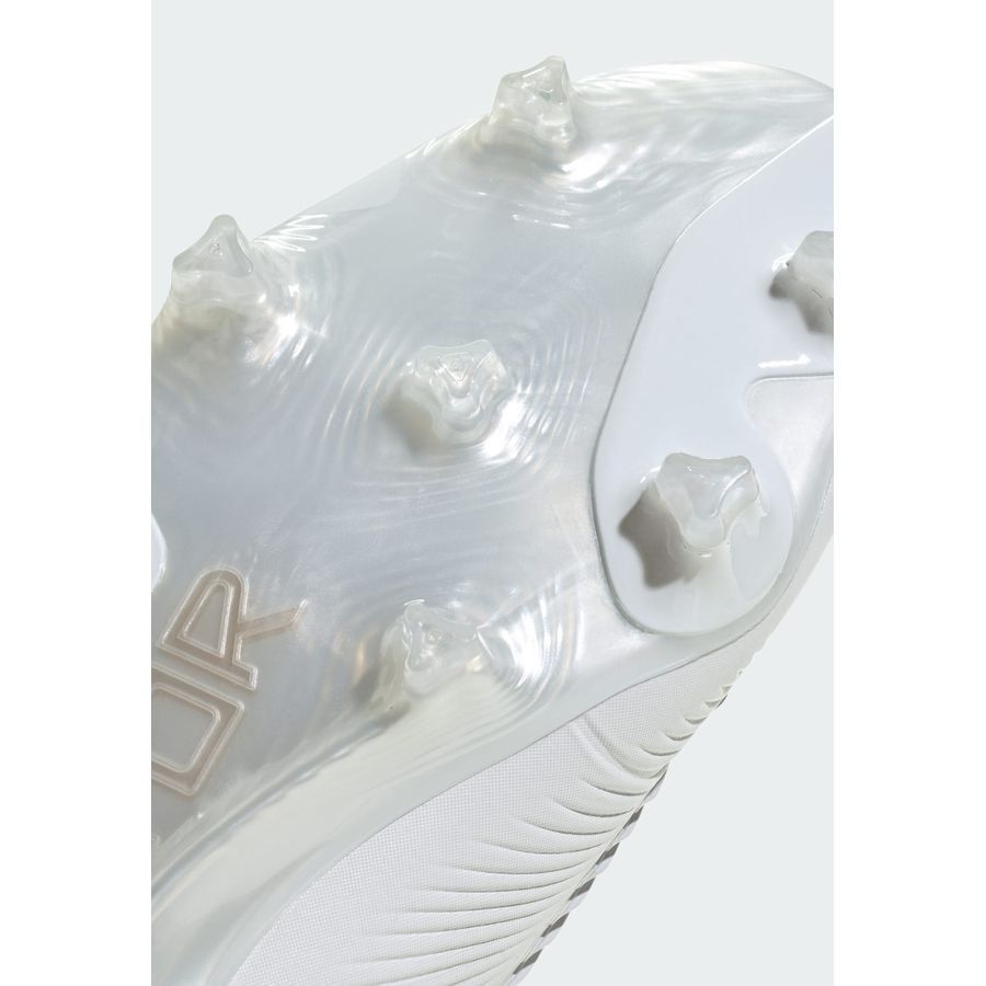 adidas Predator Elite Laceless FG Day Spark - Blanc/Doré/Blanc