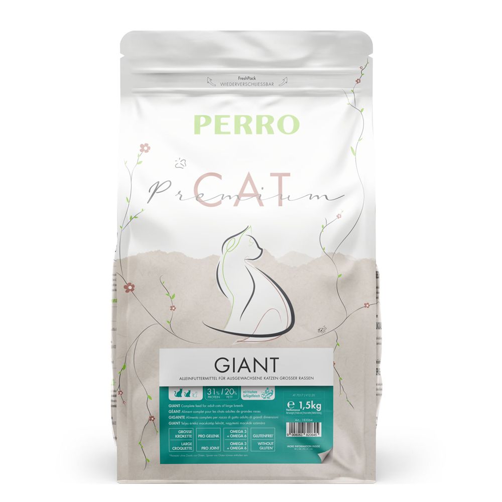 PERRO Cat Premium - Giant - Trockenfutter Katze