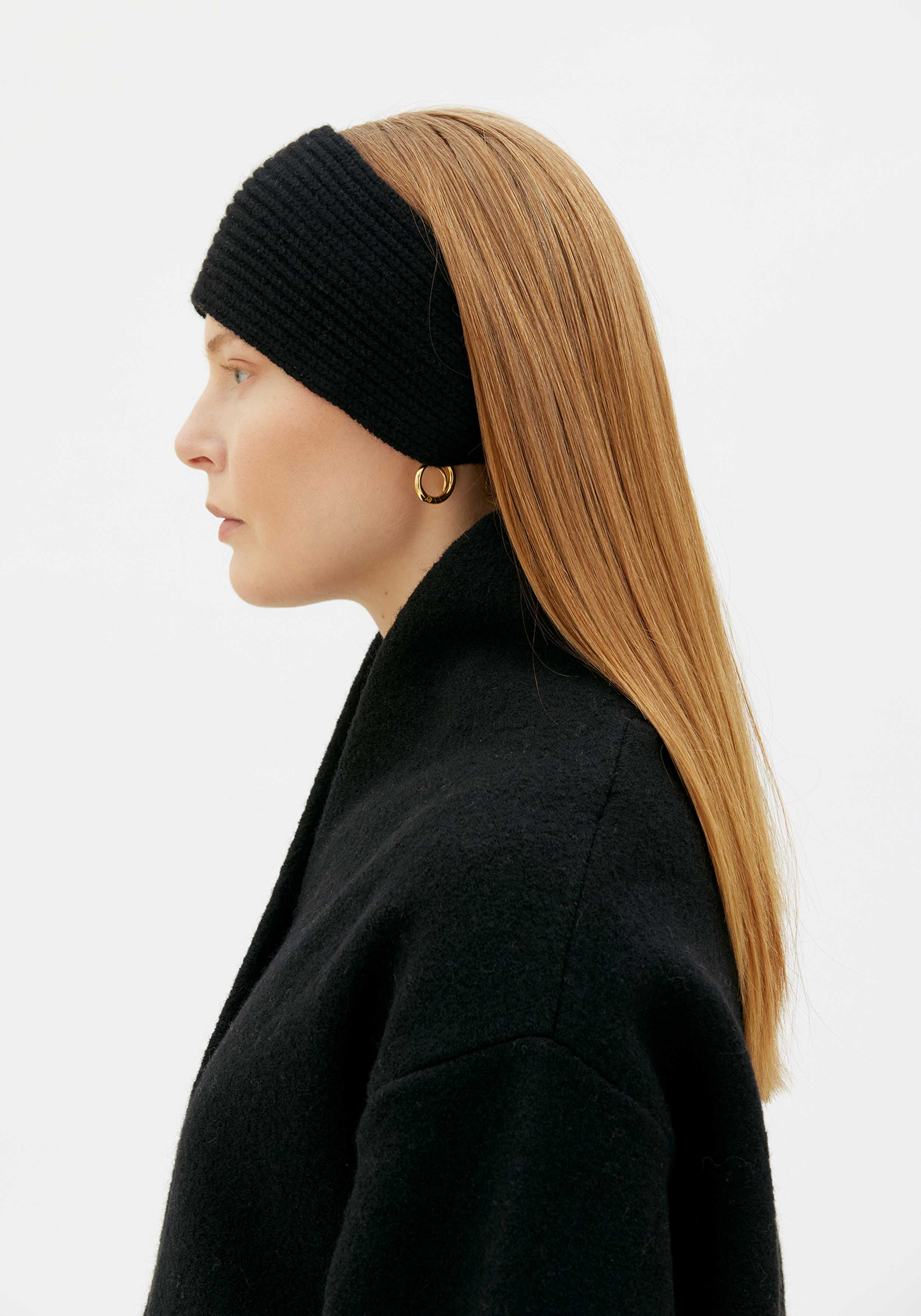 Maska Stirnband Selma Cashmere Black