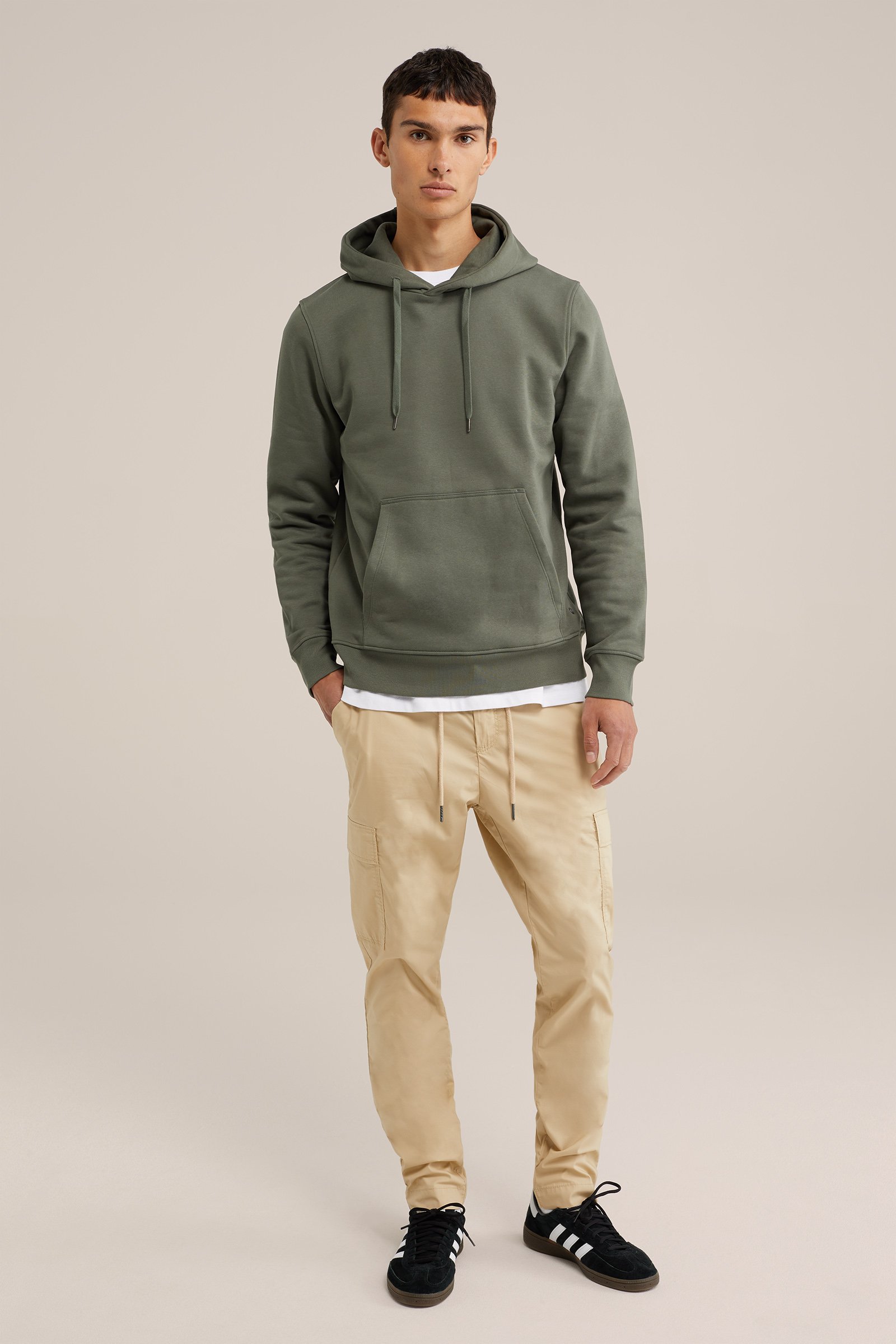 hoodie WE Fashion Donkergroen