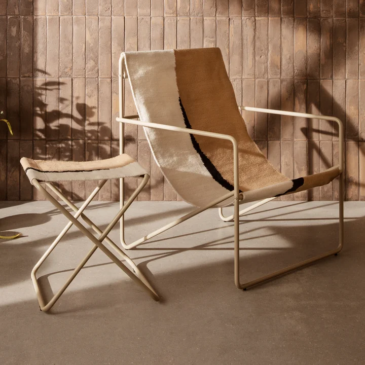 Ferm Living - Desert Lounge Chair, cashmere / solid