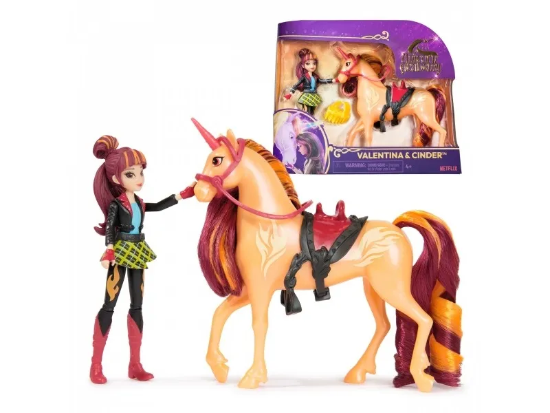 Unicorn Academy Doll & Unicorn - Valentina & Cinder