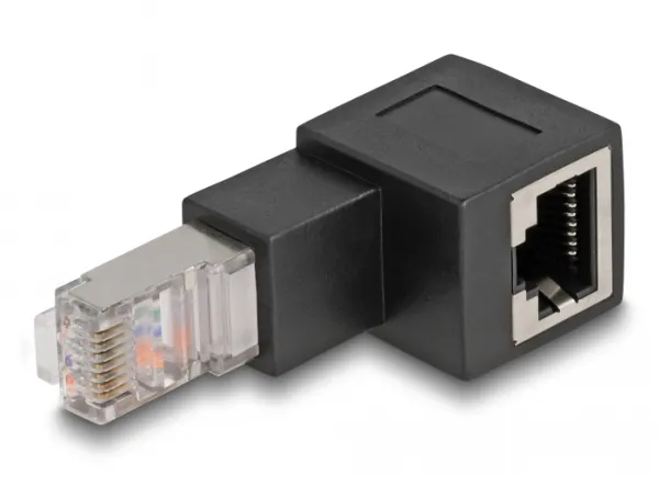 Delock - Modular indlæg - 90° nedadvendt vinkel - CAT 6/6a - RJ-45