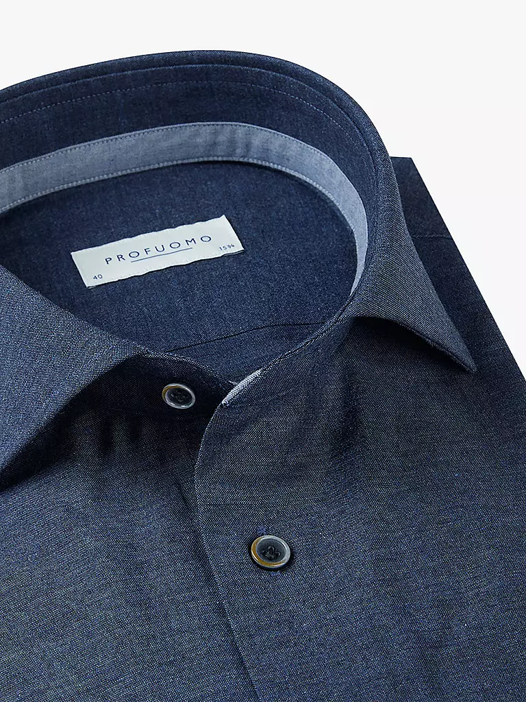 PROFUOMO Hemd Slim Fit  dunkelblau