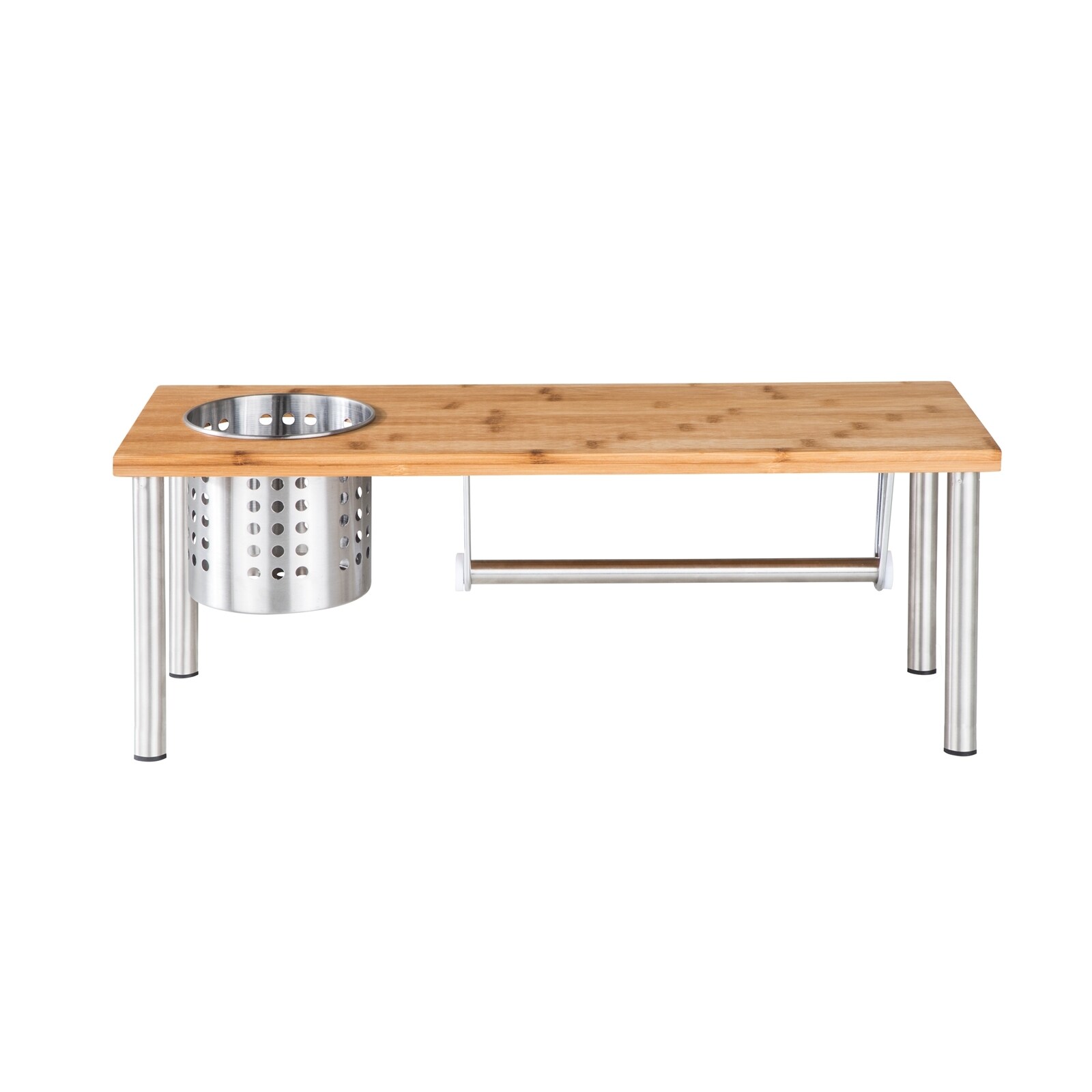 HTI-Living Regal Küchenregal aus Holz und Edelstahl